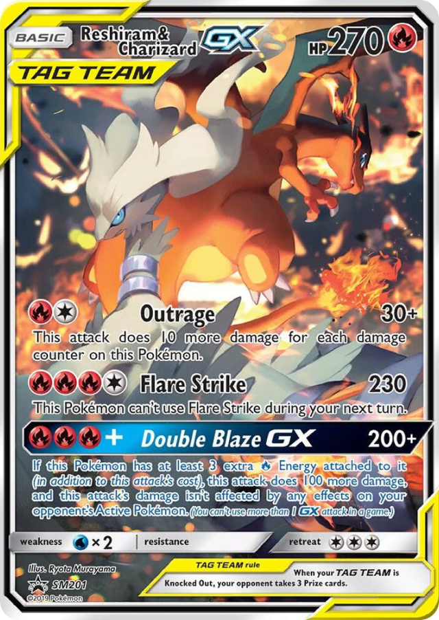 Reshiram & Charizard SM201