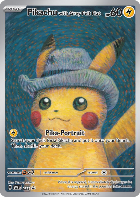 Pikachu w/ Grey Felt Hat