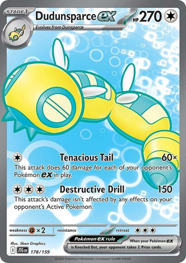 Dudunsparce ex 178/159