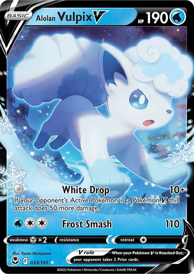 Alolan Vulpix V 033/195
