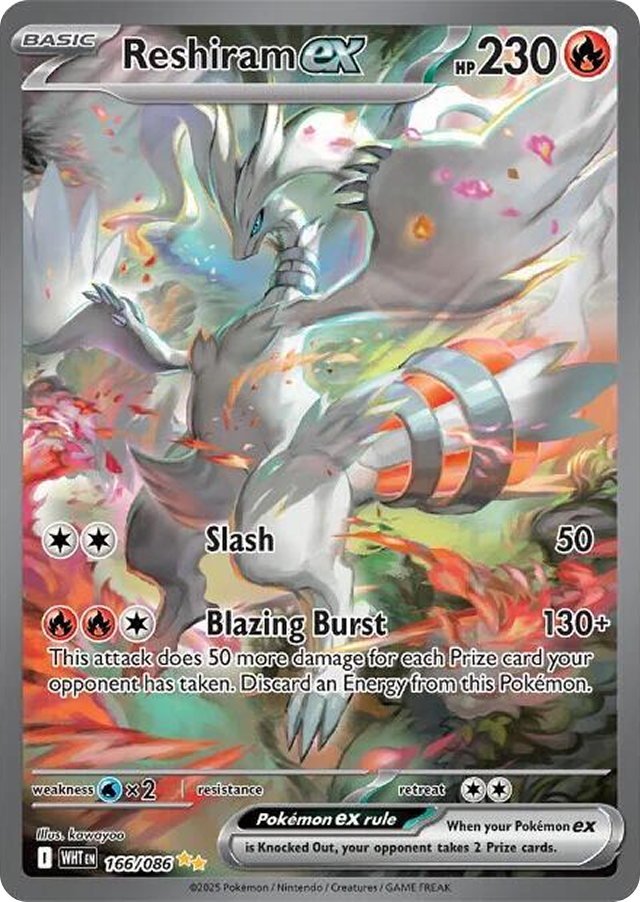 Reshiram ex 166/086