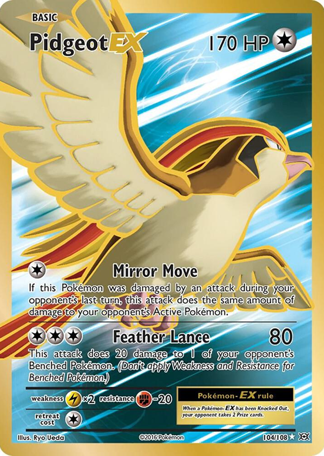 Pidgeot EX (Full Art) 104/108