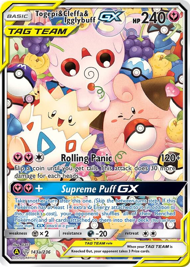 Togepi & Cleffa & Igglybuff GX 143a/236