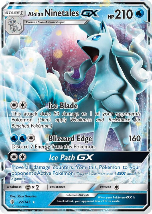 Alolan Ninetales GX 22/145