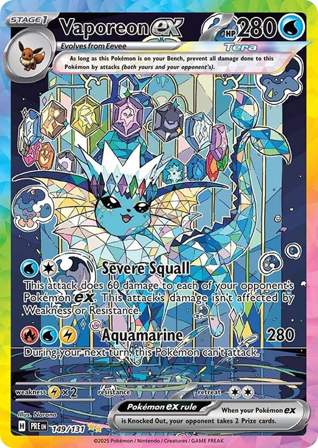Vaporeon ex 149/131