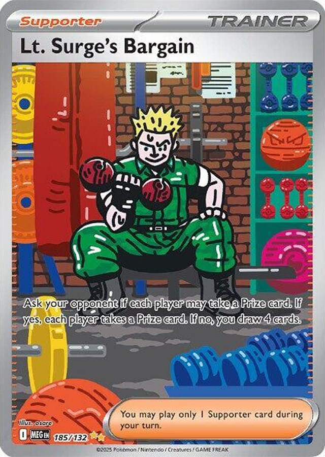 Lt. Surge's Bargain 185/132