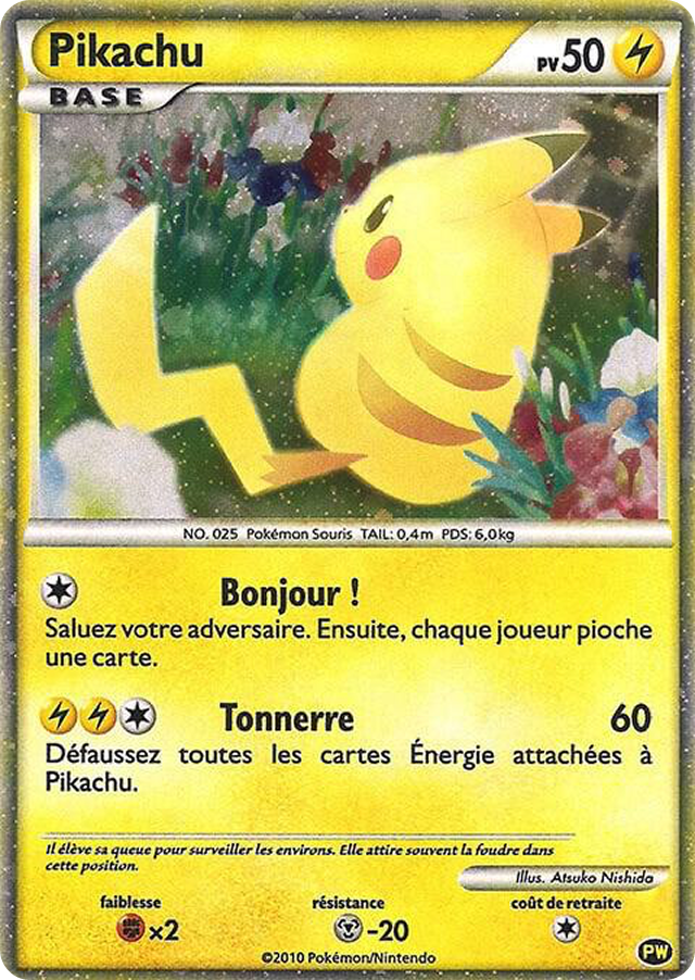 Pikachu World Collection Promo FR